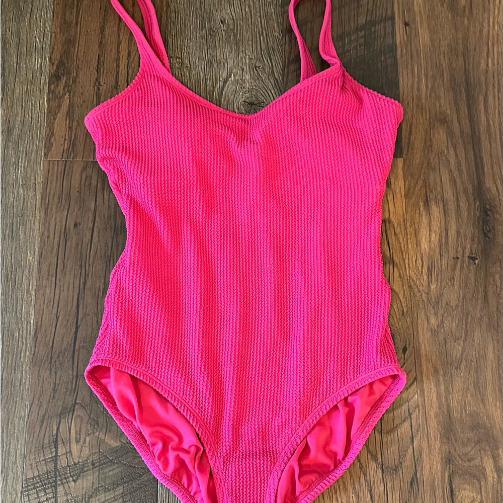 Vibrant Pink One-Piece Swimsuit